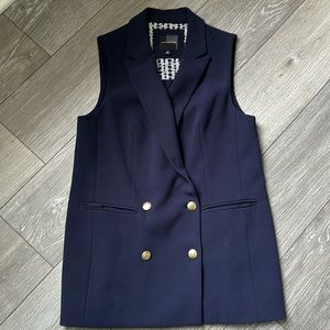 The Limited Double-Breasted Blazer Vest